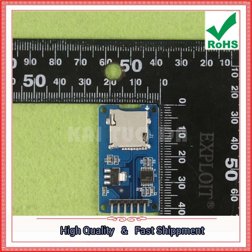 Micro SD Card Module TF Card Reader Card SPI Interface With Level Conversion Chip Board (H5A2)