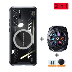 For Nubia Red Magic 9S Pro Case Red Magic 9S Pro+ 5G Aluminum Alloy Heat Dissipation Shell RedMagic 9 Pro Graphene Cooling Cover