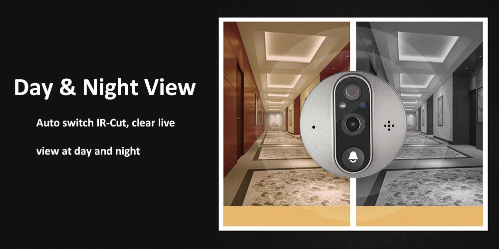 Tuya peephole doorbell camera product view 7