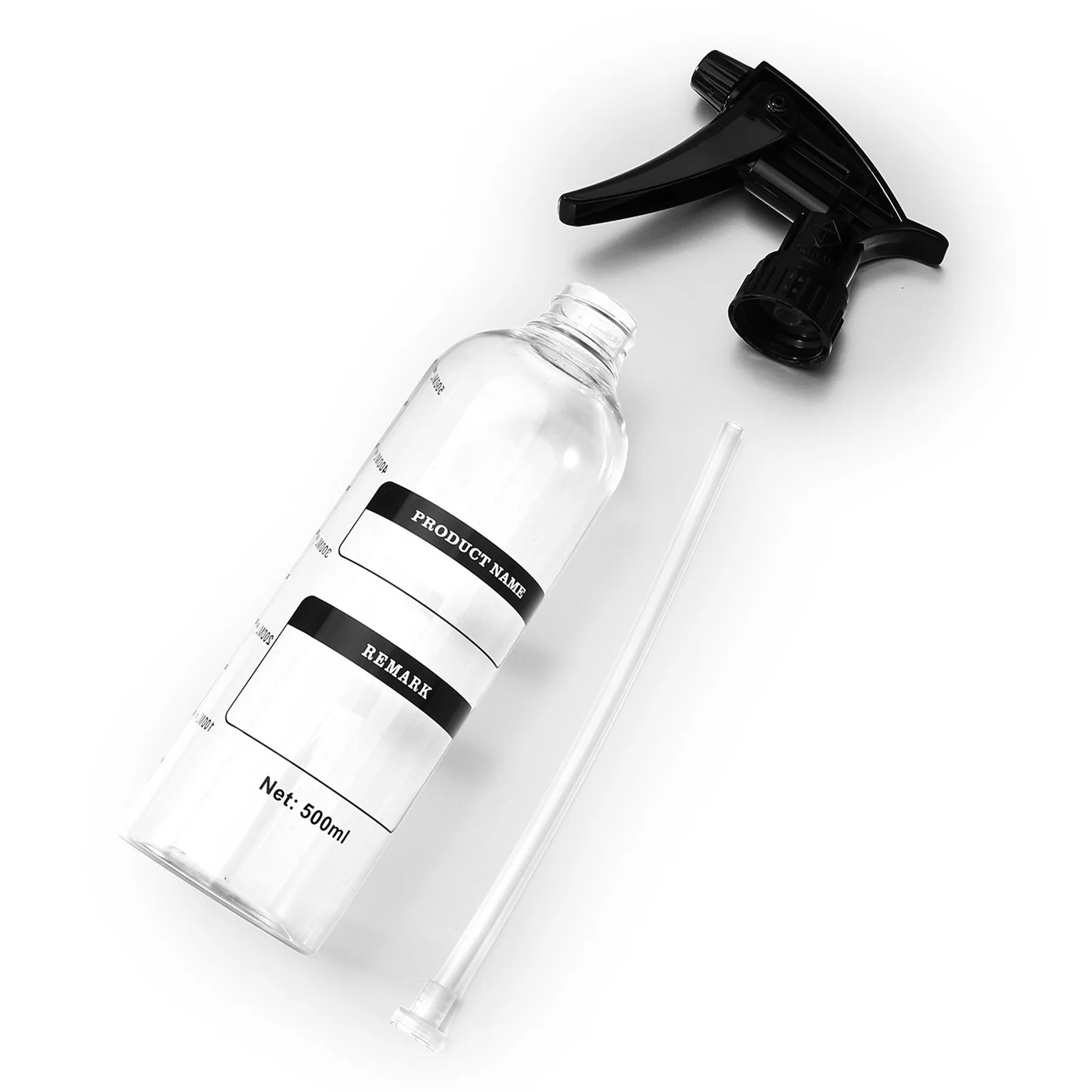 1Pcs 500ml Spray Bottle with Measuring Scale for Cleaning Solutions Car Detailing Care Empty Spraying Bottles Mist Water Sprayer