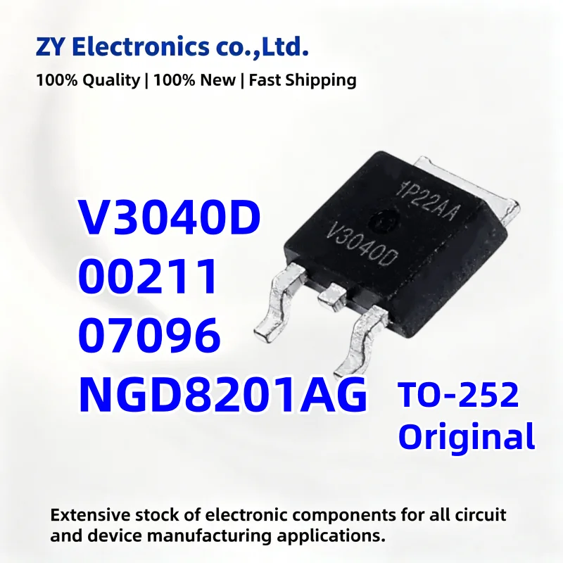 10Piece New Original 00211 V3040D 07096 NGD8201AG TO-252 automotive computer board chip transistor