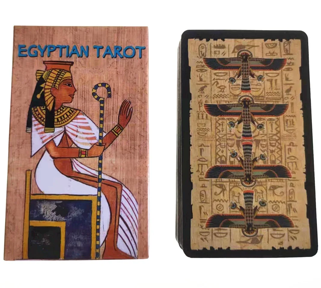 Tarot Egyptian tarot Cards Deck Mysterious Divination Board Game English Edition For Party