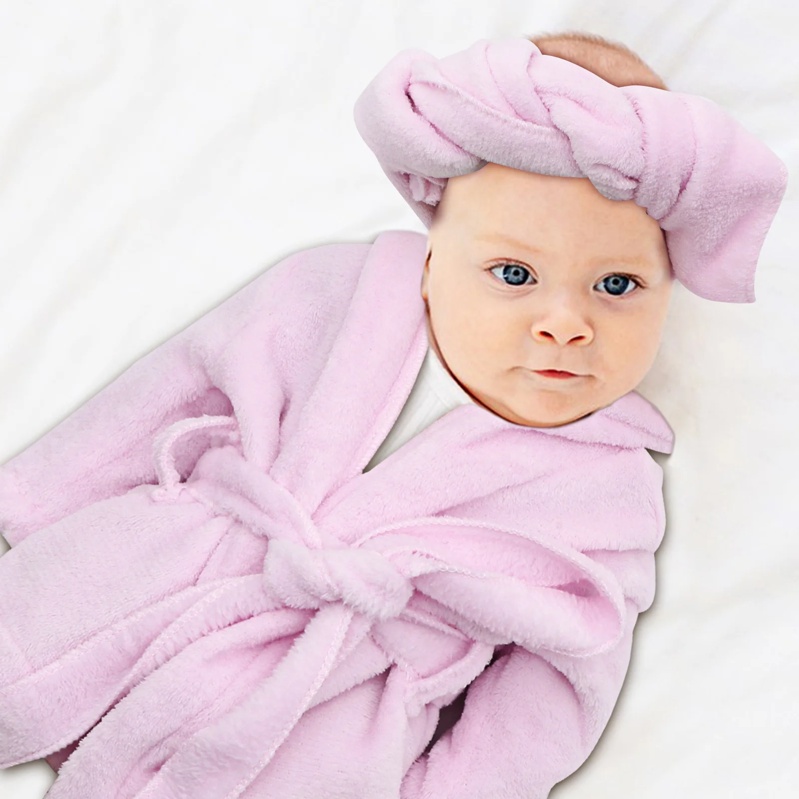 

1Set Bathrobe Bathrobe Prop Skin-Friendly Soft Towel Photography Photo Outfit Bath Towel Outfit