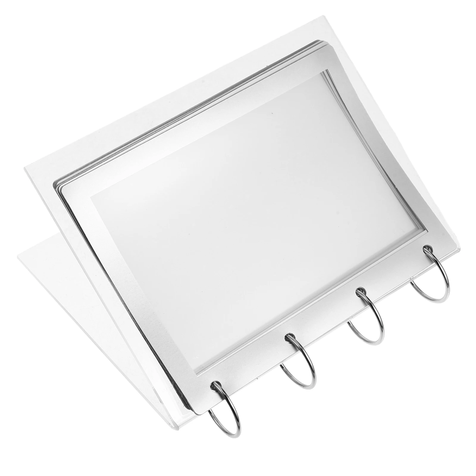 

Turning Table Card Acrylic Display Advertising Stand Sign Desktop Menu Storage Rack