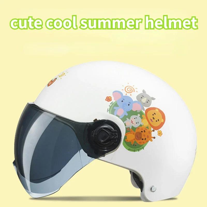 57-59cm Child Motorcycle Riding Helmet Kids Safety Sun Protection Motocross Motorbike Helmet Four Season Capacete De Moto