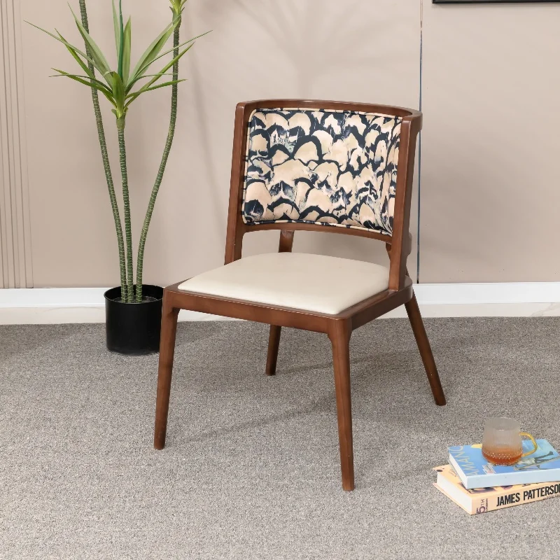 كرسي طعام خشبي بتصميم عصري إسكندنافي من الخشب الصلب كرسي مقهى هيروشيما الياباني من خشب الجوز