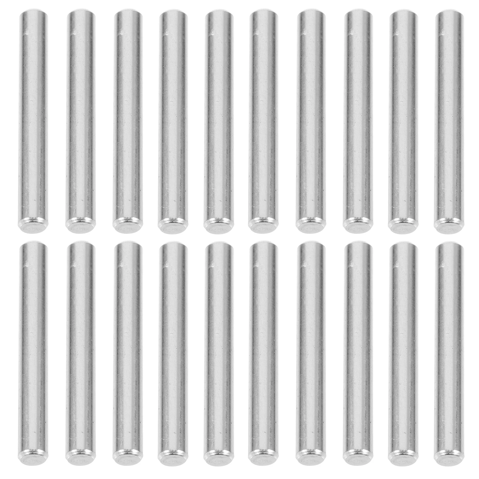 

30pcs Stainless Steel Shelf Pins 40mmx5mm Silver Cylindrical Dowel Pegs Cabinet Furniture Bracket Supports Hardware