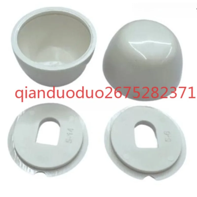 Suitable for TOTO toilet toilet seat anchor screw decorative white round hat flat pad decorative cover accessories TWR36 H240