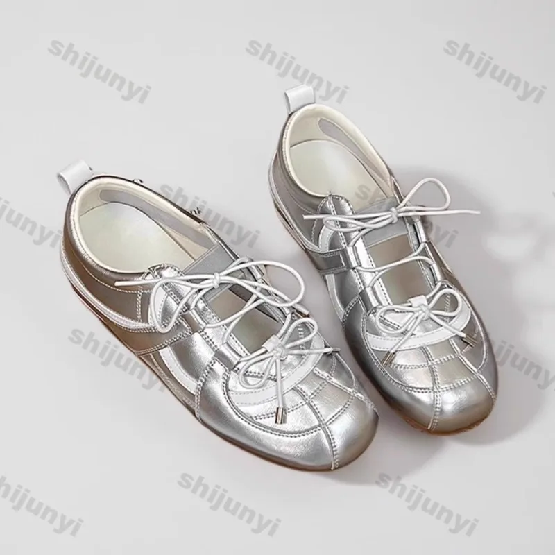 2026 Summer New Arrivals Women Sneakers Increased Internal Hard Wearing Non Slip Flats Fashion Butterfly Knot Casual Sport Shoes