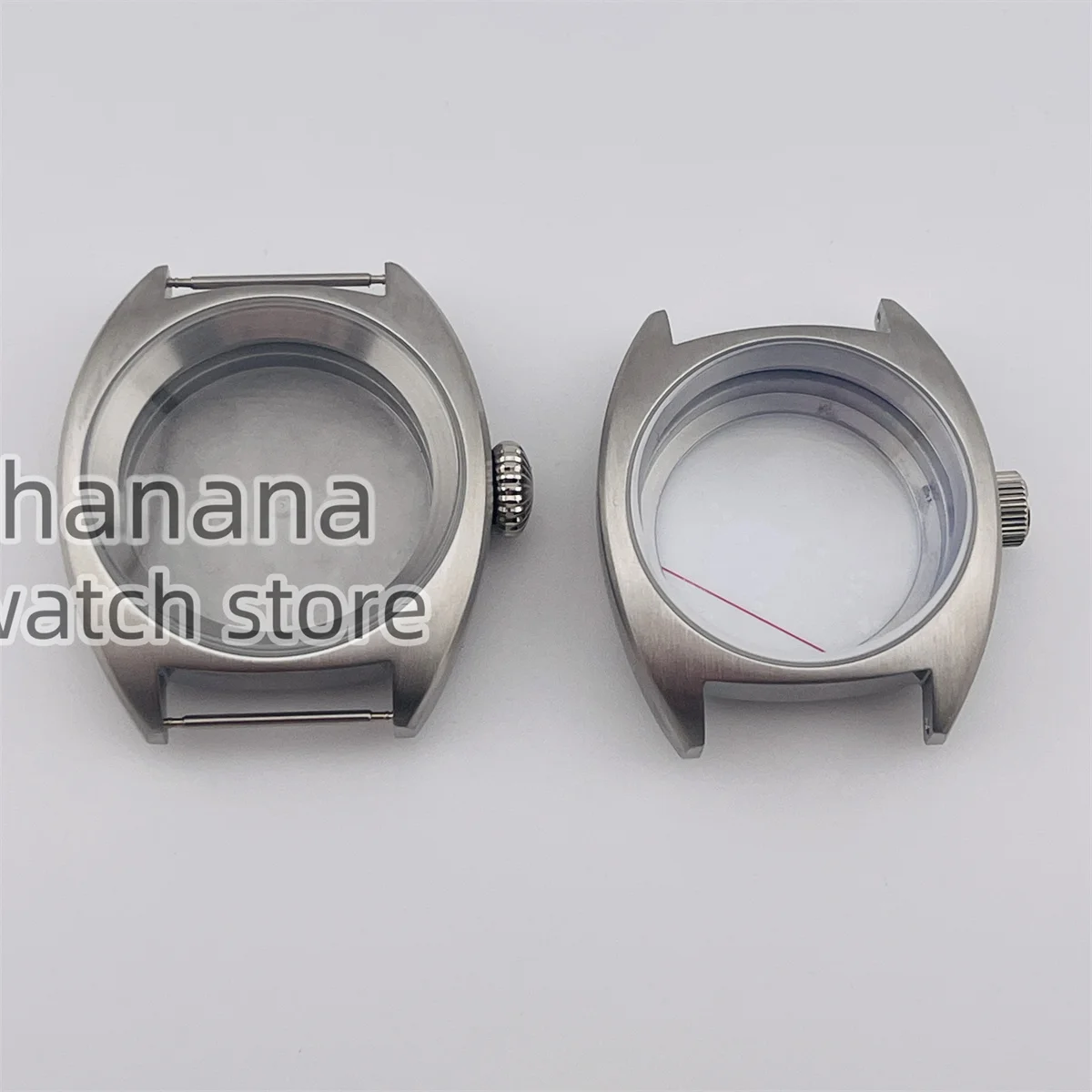 Купол 36 мм/39 мм, сапфировое стекло, серебряный корпус для кофе, установленный NH34 NH35 36 ETA2824 pt5000, автоматический механизм, большая корона/маленькая корона