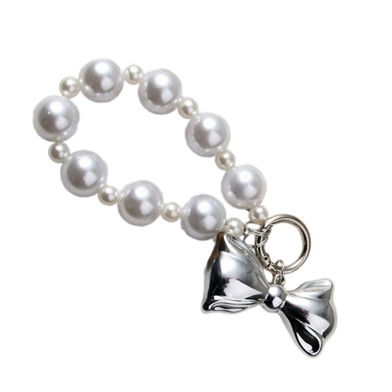Sophisticated Butterfly Bag Pendant Stylish Bowknot Keychain Phone Charm Keyring for Handbags Cellphones and Key Chains image 3