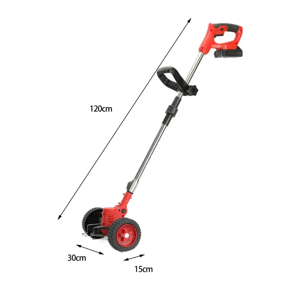 24V 2000mAh Batterijvoeding Oplaadbare Telescopische Staaf D-vormige Handvat Onkruidtrimmer Draadloze Elektrische Onkruid Gazon Eater Edger