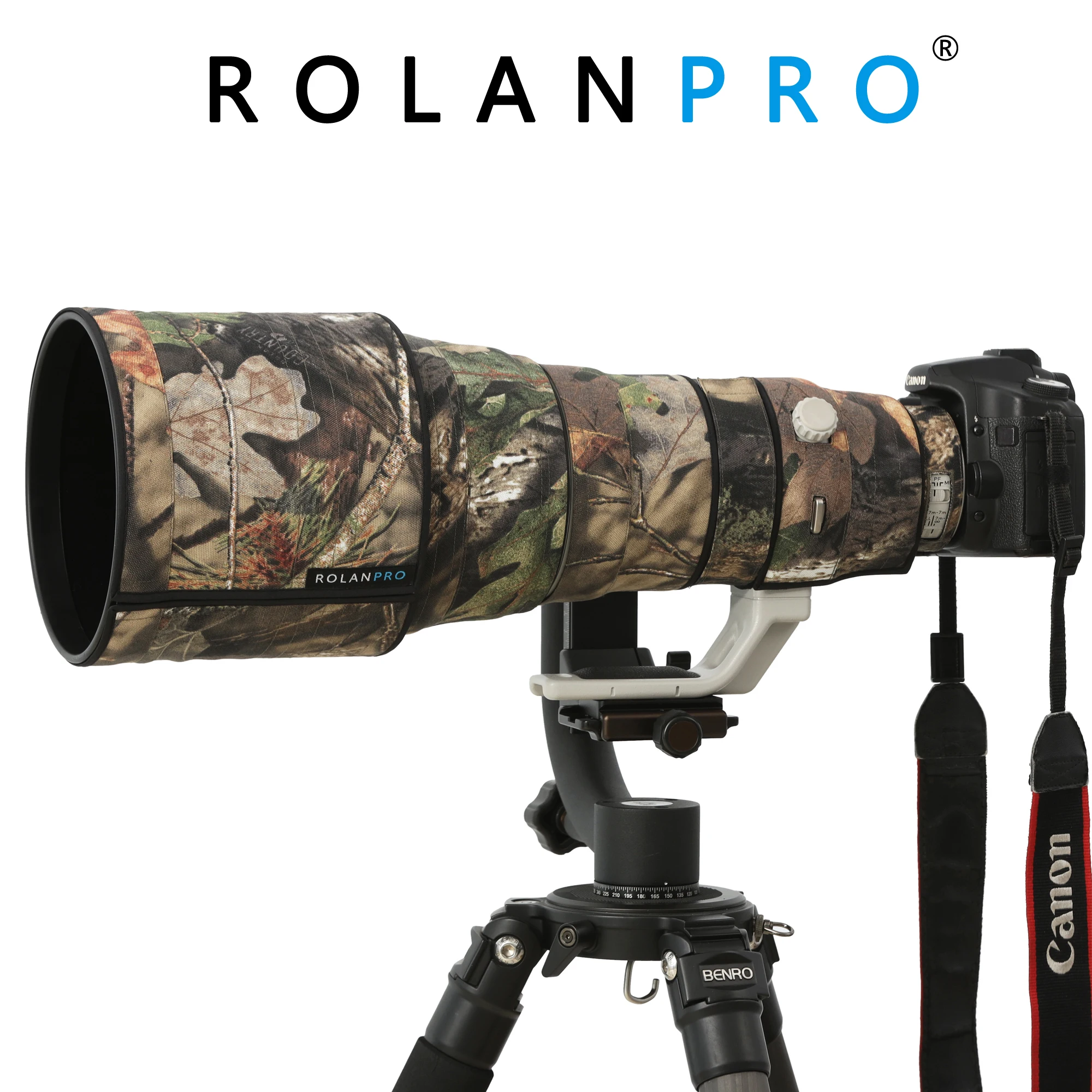Płaszcz obiektywu ROLANPRO do Canon EF 400mm F/2.8 L to II USM futerał ochronny kamuflaż osłona przeciwdeszczowa kamera pistolety antyzarysowujące rękaw