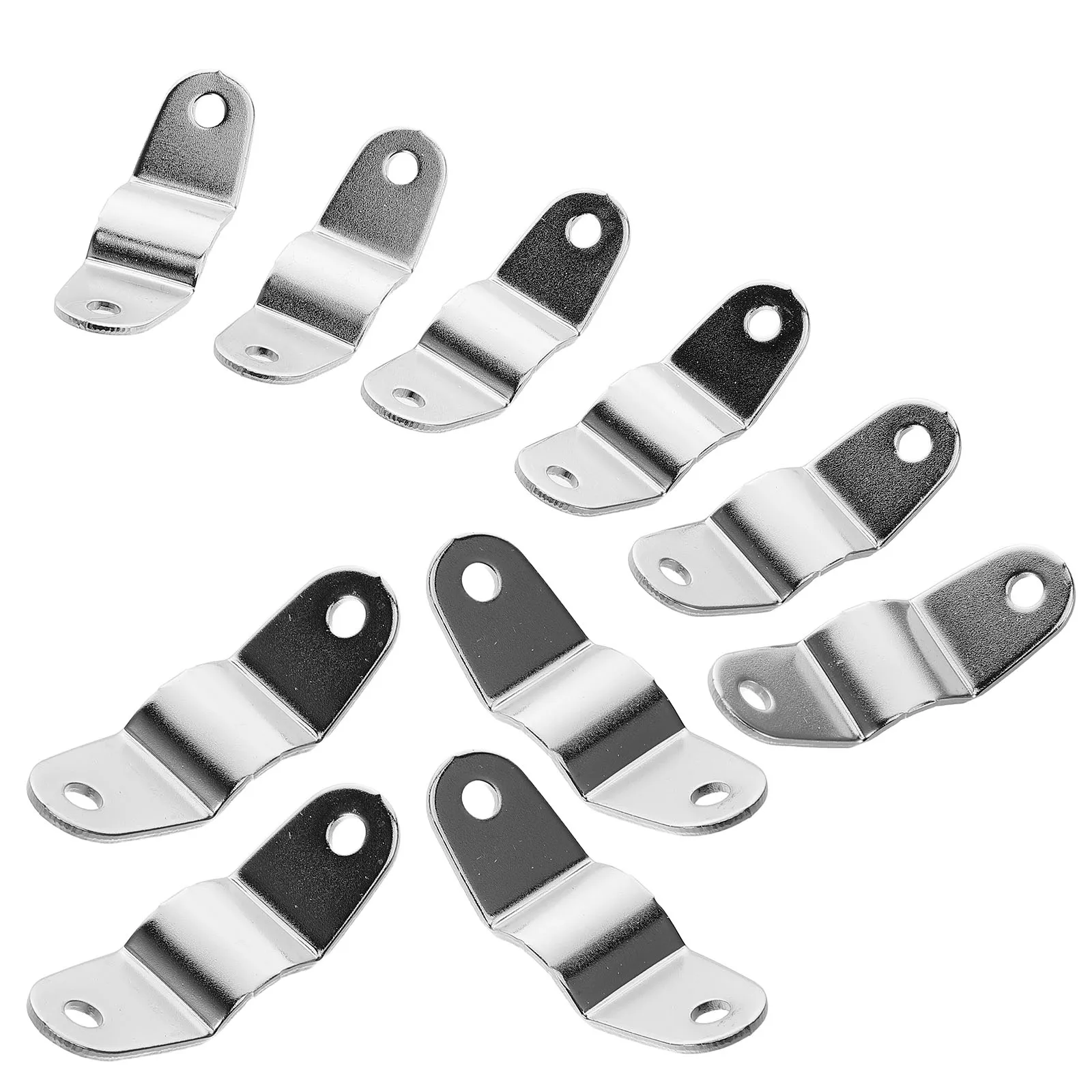 

10 Pcs Drum Kit Accessories Parts Electronic Clip Percussion Replacement Leg Installation Base Iron
