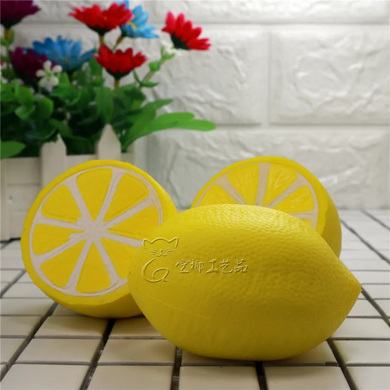 lemon squishy Slow Rising Scented Soft Bread Cake Squeeze Kids Grownups Stress Relief Toy