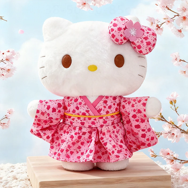 

Кавайная плюшевая игрушка, кукла, кимоно с героями мультфильмов, HelloKitty, плюшевый детский подарок на день рождения, милое мягкое животное для детей, праздничный подарок