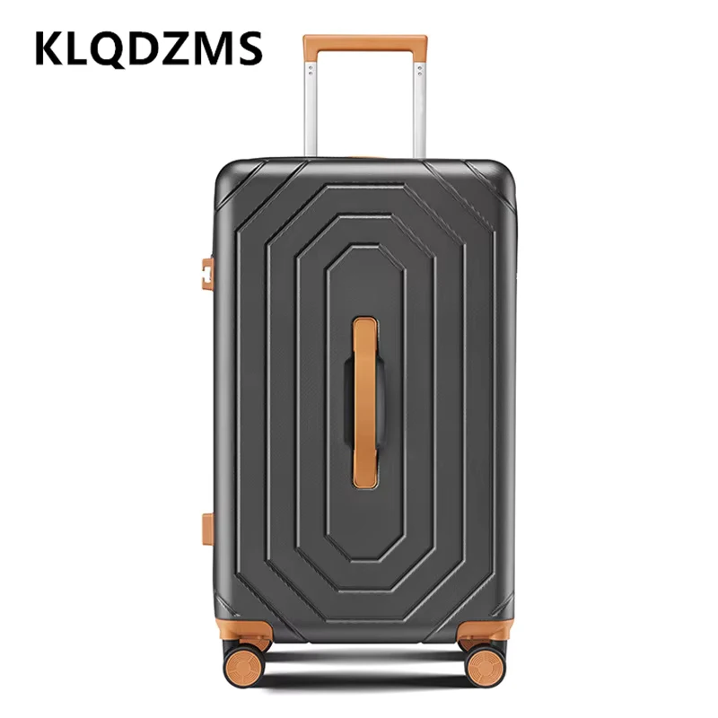 KLQDZMS-Valise à roulettes de grande capacité pour homme, sac de voyage, valise d'embarquement PC 20 amarans, valise à roulettes 24 ", valise 28"