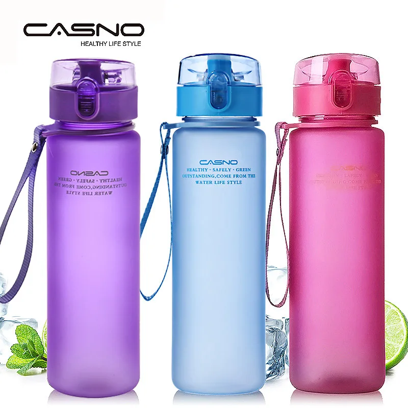 1PCS 400/560ml Water Bottle Outdoor Sport High Quality  Leak Proof Seal School Water Bottles For Kids Drinkware BPA Free