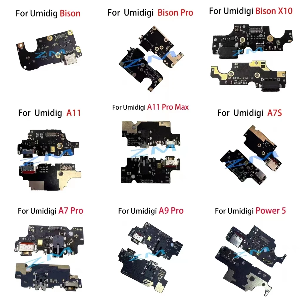 For Umidigi A9 Pro A11 A11Pro Max A7S  Bison X10 Power 5 Pro USB Charging Port Dock Connector Module Board Microphone Flex Cable