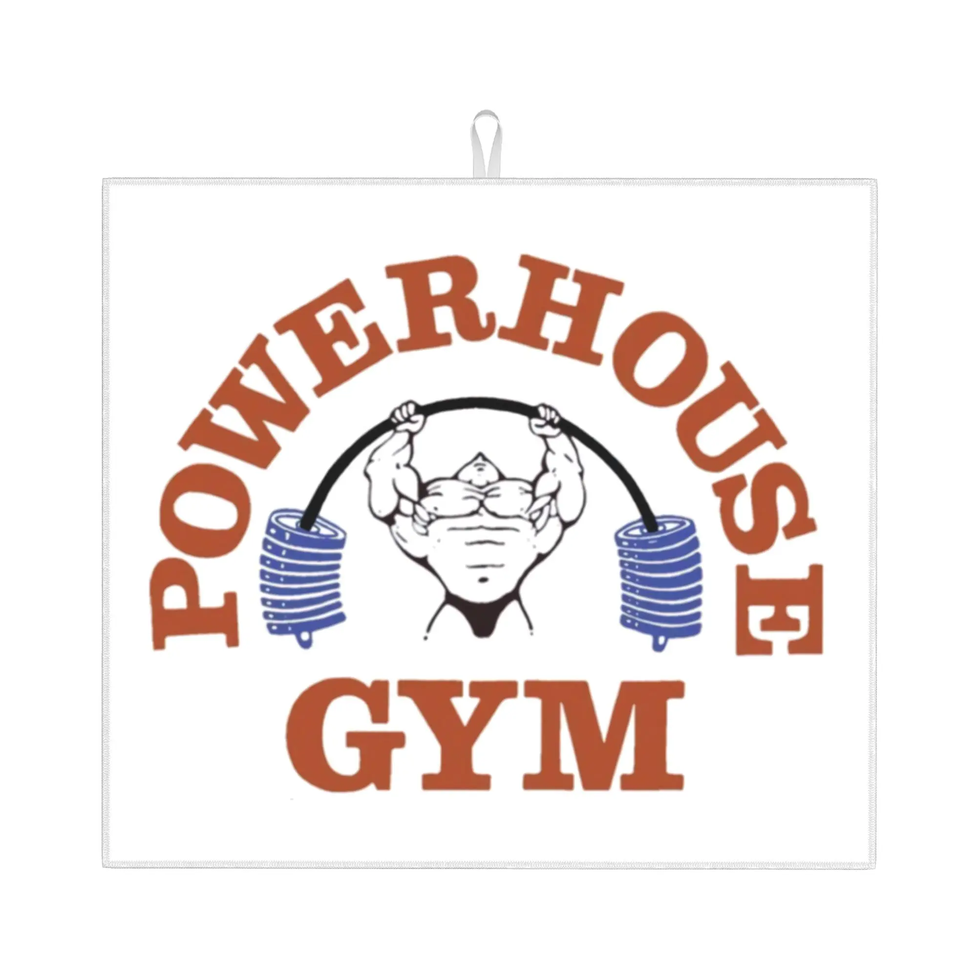 Powerhouse Gym Non‑Slip Waterproof Absorbent Barware Tableware Oil Proof Bodybuilding Fitness Bathroom Drying Mat For Kitchen