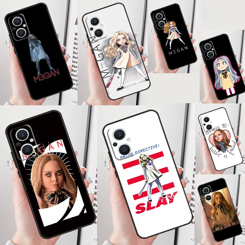 Movie MEGAN M3GAN Case For OPPO Reno 8 Lite 4 5 6 7 Reno 10 Pro 8T 4Z 5Z Find X2 X3 Lite Neo X6 X5 Pro Cover