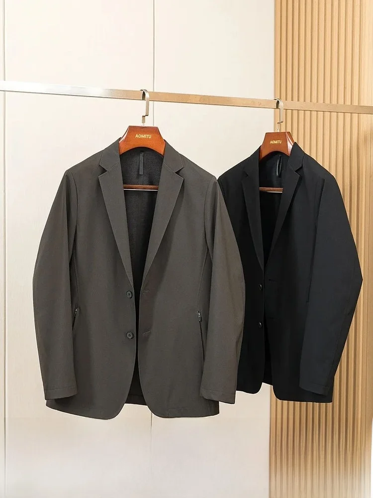 

Высококачественный мужской деловой повседневный костюм Pred Glue, теплая верхняя одежда, осень-зима, новинка, подставка из полиэфирного волокна, длинный све