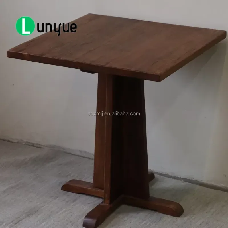 Solid Wood Entrance Table Simple Design Light Practical Console for Villa Hotel Lobby Durable Furniture Decor
