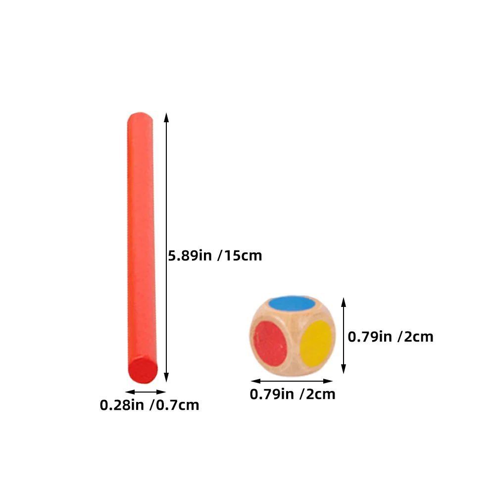 1 conjunto de jogo de empilhamento de equilíbrio, bastões coloridos de madeira, desenvolver conscientização espacial das crianças, reconhecimento de cor, família interativa