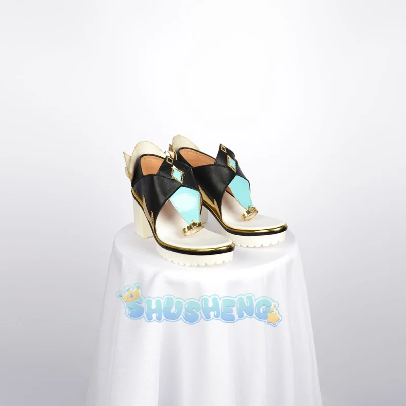 Genshin تأثير تأثيري الأحذية ، شخصية لعبة أنيمي ، Shenhe