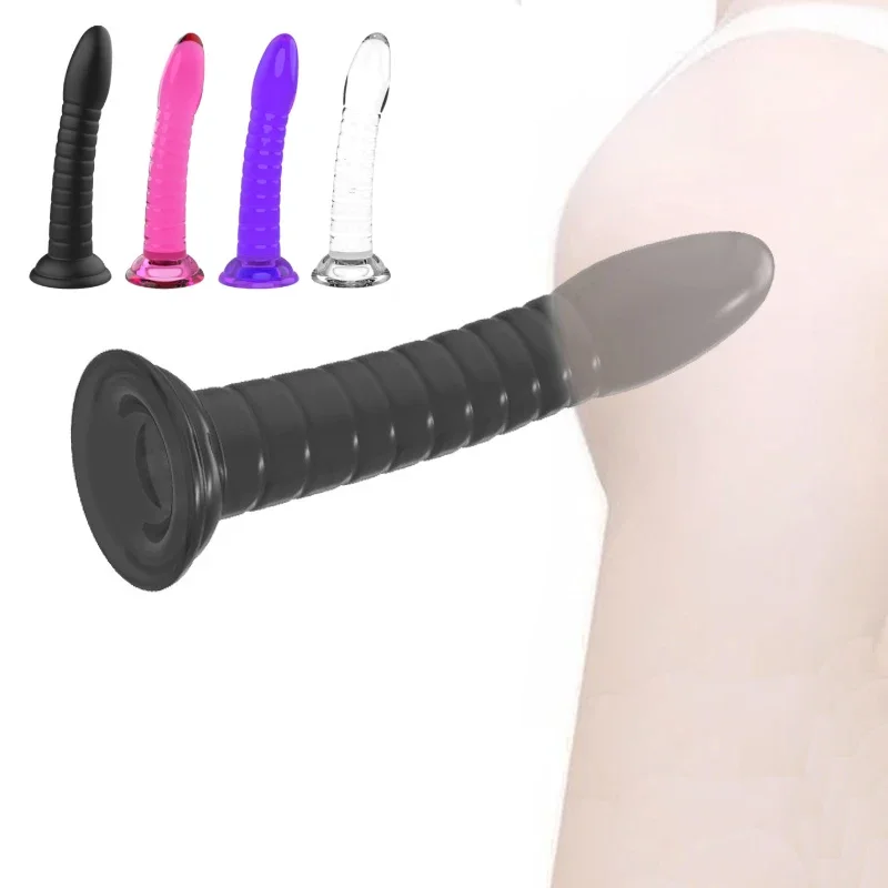 Analplug-Dildo, stimuliert Anus und Vagina, Faden, langer Buttplug, Masturbator, weicher Penis, Analdilatator, Sexspielzeug für Frauen und Männer