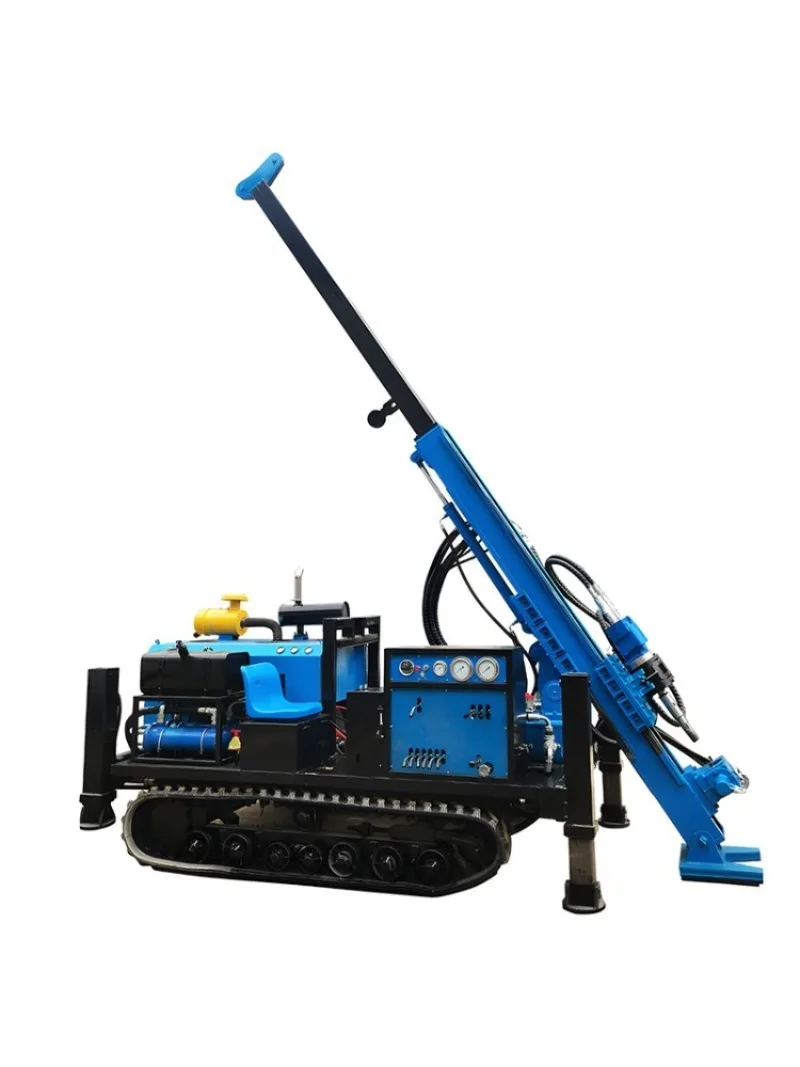 Full Hydraulic Core Drilling Rig 250m Depth Light Crawler Soil Investigation Geotechnical Drill Machine