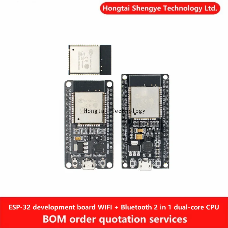 ESP-32 Development Board WIFI+Bluetooth 2-in-1 Dual Core CPU Low Power ESP32 ESP-32S 2.4 GHz WROOM-32D/32U MICRO TYPE-C Module