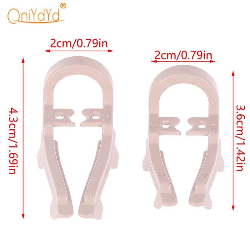 1Box Dental Rubber Dam Clamp Distal-Extension Rubber Sheets Barrier Clip Resin Clamp Long/Short Stomatologiczne narzędzia