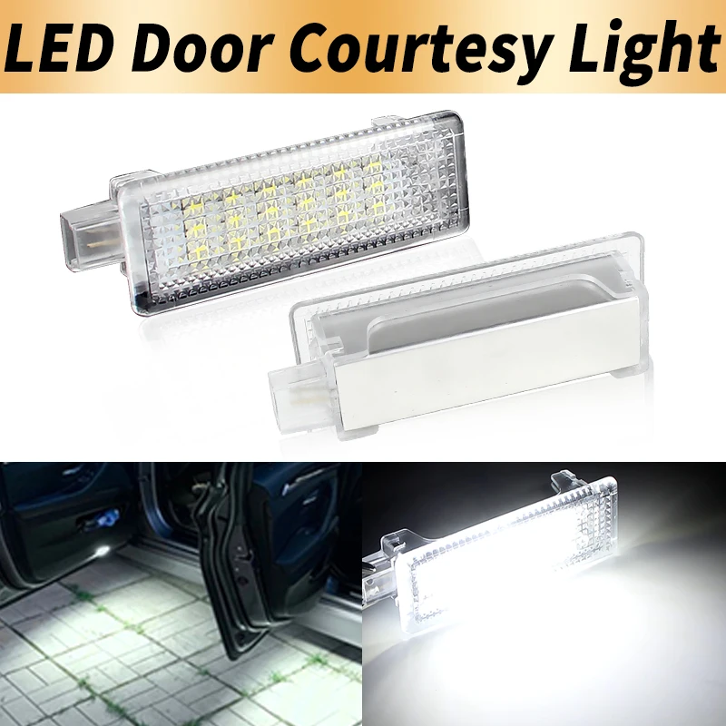 2PCS Canbus ​For BMW E70 X5 07-12 E71 X6 08-12 E84 X1 09-13 E83 X3 04-10 F25 11-13 E85 E86 LED Courtesy Footwell Welcome Lights view 2