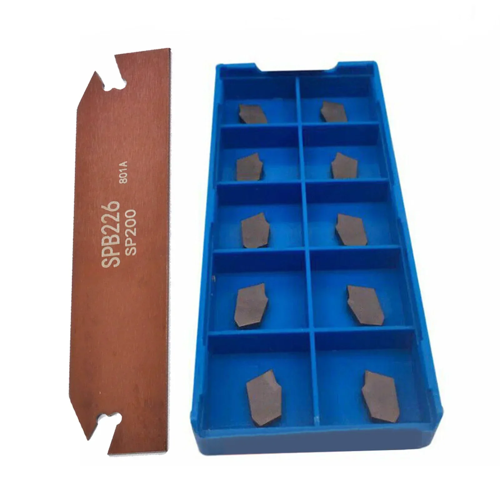 SPB226 CutOff Tool Holder With SP200 Carbide Cutoff Inserts High Cutting Efficiency And Thermal Cracking Resistance