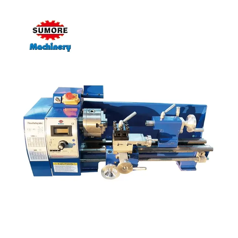 550W Mini Lathe Machine CE Approved Cheap Mini 350/500mm Bench Small Metal Lathe Manual Lathe For Household Home Use SP2120-I
