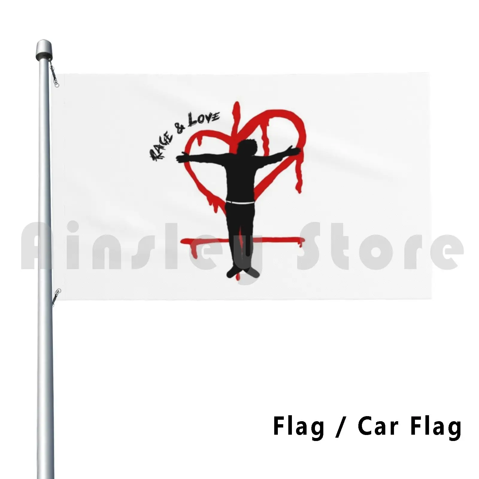 Green Day-St.jimmy Flag Car Flag Funny Greenday Americanidiot Punk Rock Music Punkrock