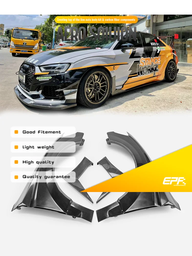 

Переднее крыло для Audi RS3 S3 8 В — Stanceworkz Spec-LM + ширина 30 мм — идеально подходит для моделей 8 В