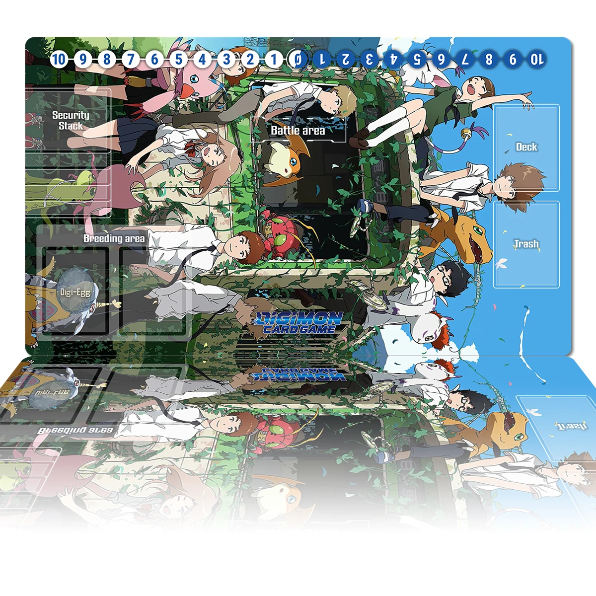 Digimon Playmat Tamers DTCG CCG Board Game Trading Card Game Mat Anime Mouse Pad Rubber Desk Mat Gaming Accessories Zone & Bag