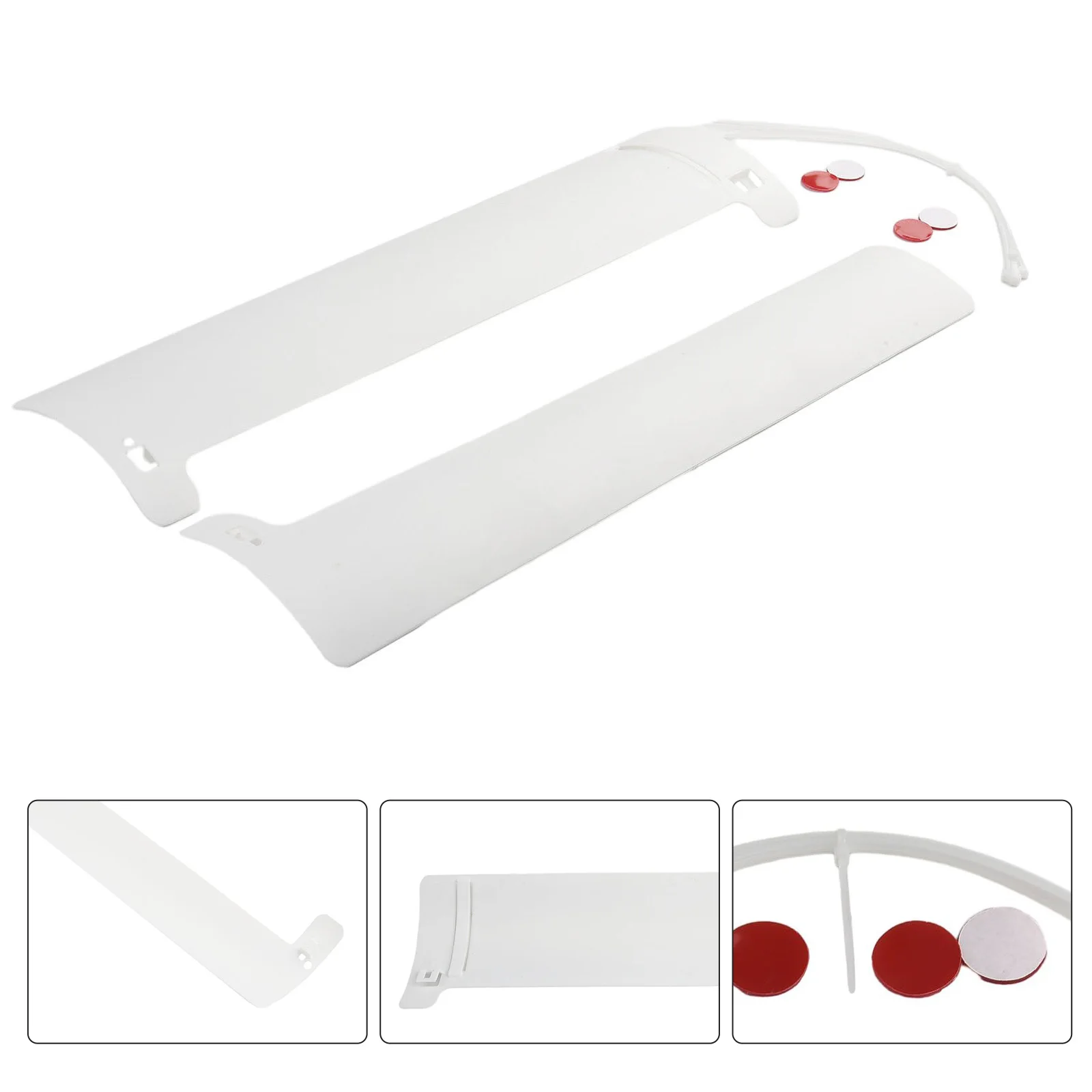 Chauffage refroidissement Air pare-brise pare-brise 1pc climatiseur sortie d'air Anti-soufflage direct Confinement pour chambre maison jardin