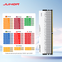 JUHOR Memoria Ram DDR5 RAM 16GB 32GB 5600MHz 6000MHz 6400MHz 6800MHz 7200MHz  DIY Computer Gaming Desktop Memory