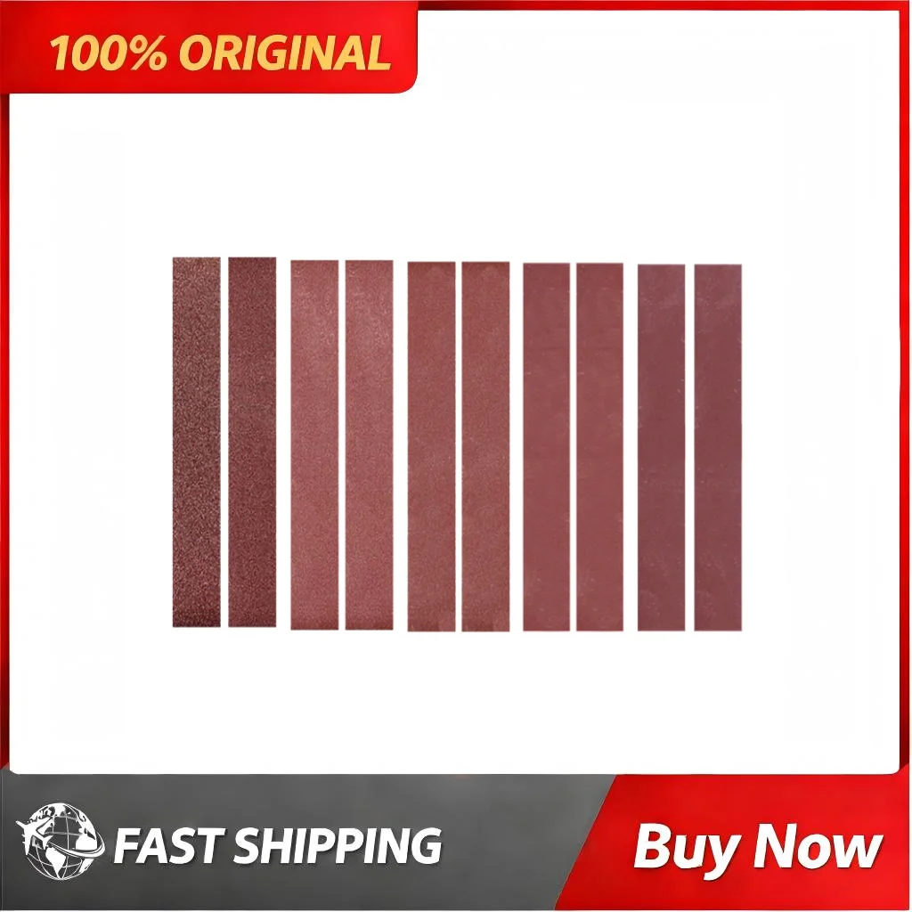 

10PCS Sanding Belts 30x330mm Aluminum Oxide Abrasive Belt 120 240 400 800 1000 Grit Metal Wood Grinding Polishing DIY Tools