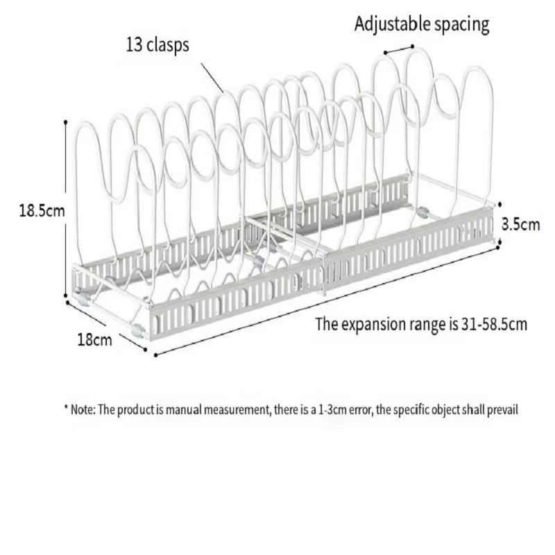 Imagem -06 - Cremalheira da Cozinha do Agregado Familiar Bancada Retrátil Lugar Tigela Prato Shelving Utensílios de Cozinha Multifuncional Armazenamento de Drenagem Artefato