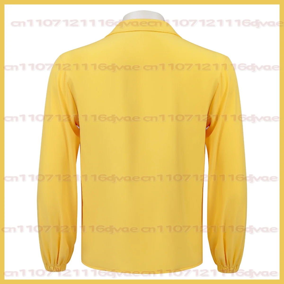 KPOP 애니메이션 영화 사자 보이즈 소다팝 그룹 로맨스 코스프레 의상 노란색 셔츠 탑 목걸이 가발 남녀 할로윈 의상