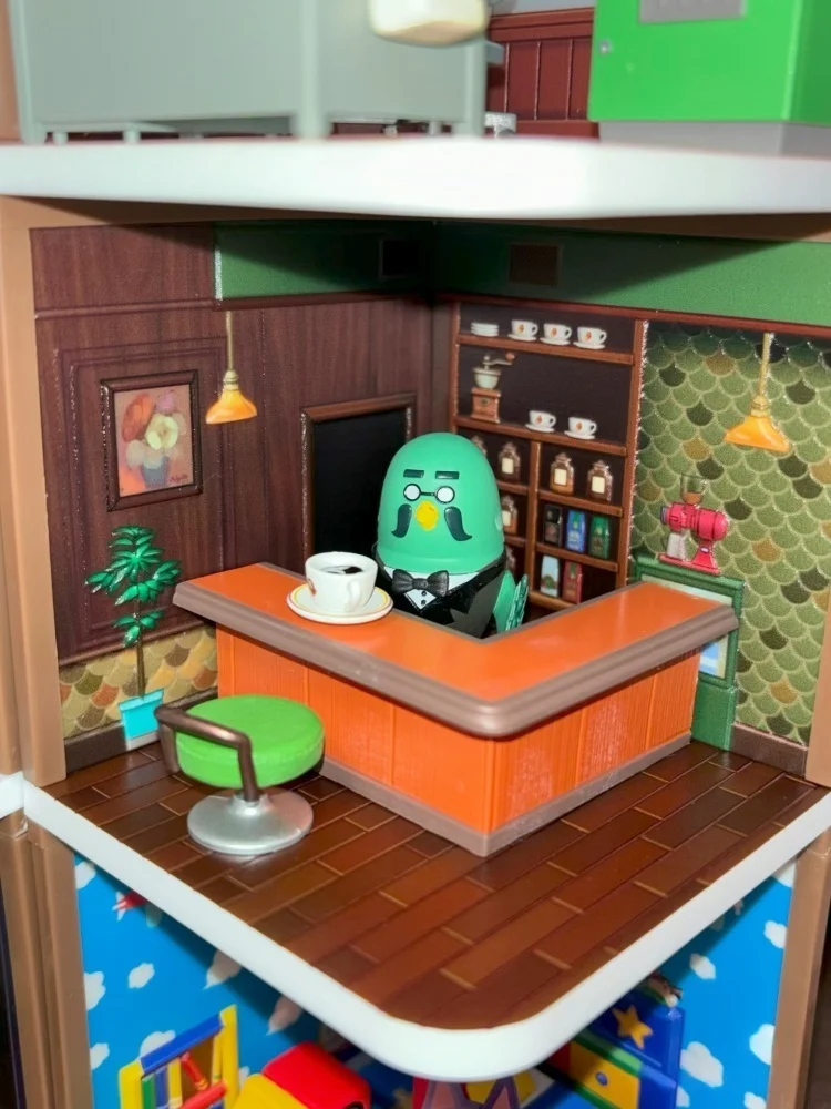 Re-Ment Animal Crossing Happy Room Blind Box Miniatuur Figure Collection Desktop Ornament Kerstcadeau voor kinderen