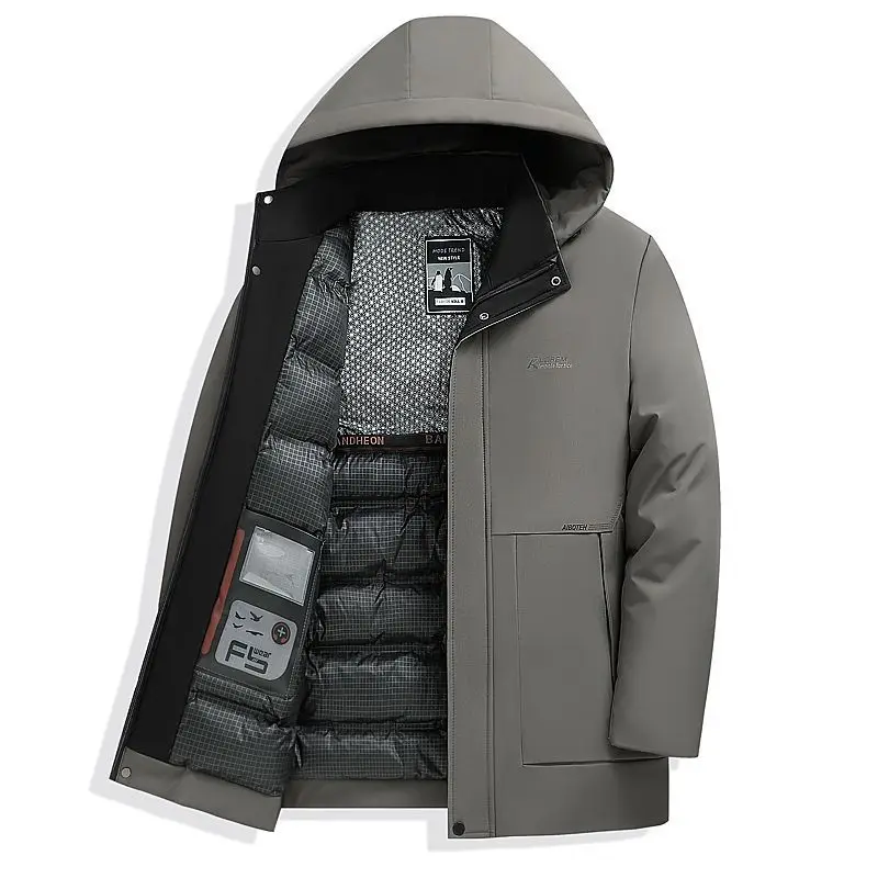 Padded Jacket Man Clothes Hooded Men Cotton Jacket Winter Casual Overcoat Waterproof Parka For Men Windbreaker Mens Coats New