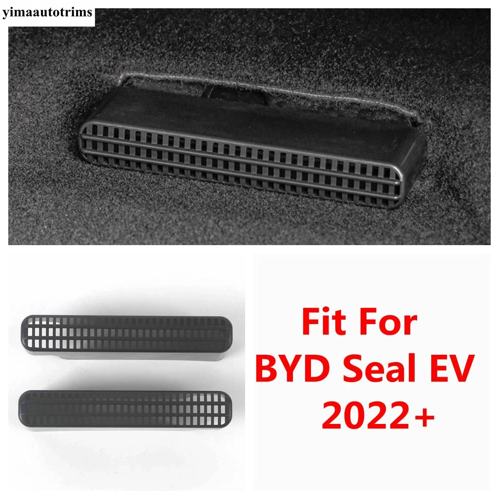 Seat Under Floor Air AC Conditioning Vent Outlet Anti-blocking Dust Cover Protection Accessories For BYD Seal EV 2022 2023 2024