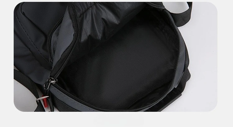 Neue Herren-Umhängetasche, schlichte Schultertasche, lässige, geräumige Tasche für den täglichen Gebrauch, atmungsaktive Reisetasche für Herren. – Detail 32
