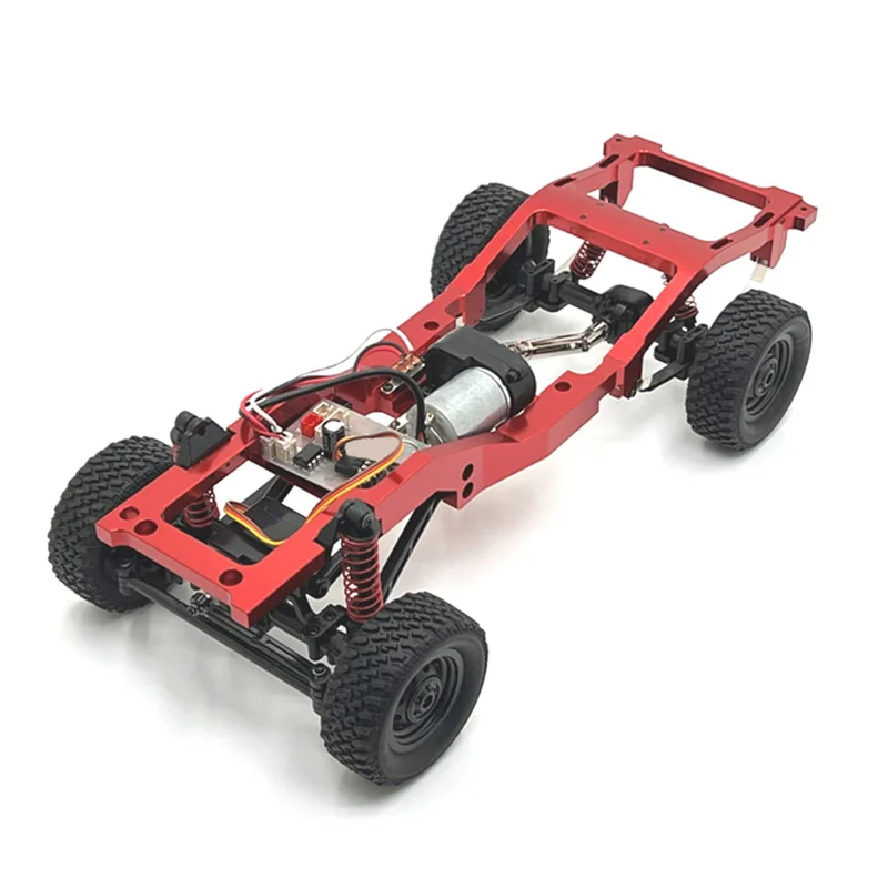 

ABJA-MN82 LC79 RC Car Chassis Frame 1/12 RC Car Upgrade Replacement Spare Parts Accessories Red