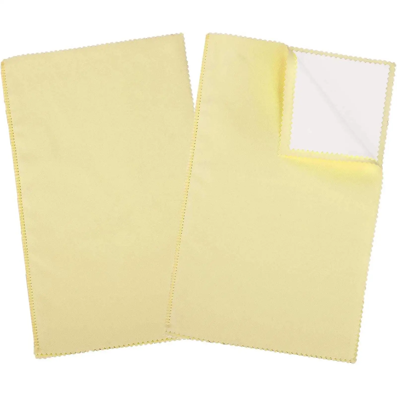 Reusable Jewelry Polishing Cloths for Silver Gold Platinum Copper Stainless Steel Watch Cleaning Cloth with Two Step Shine